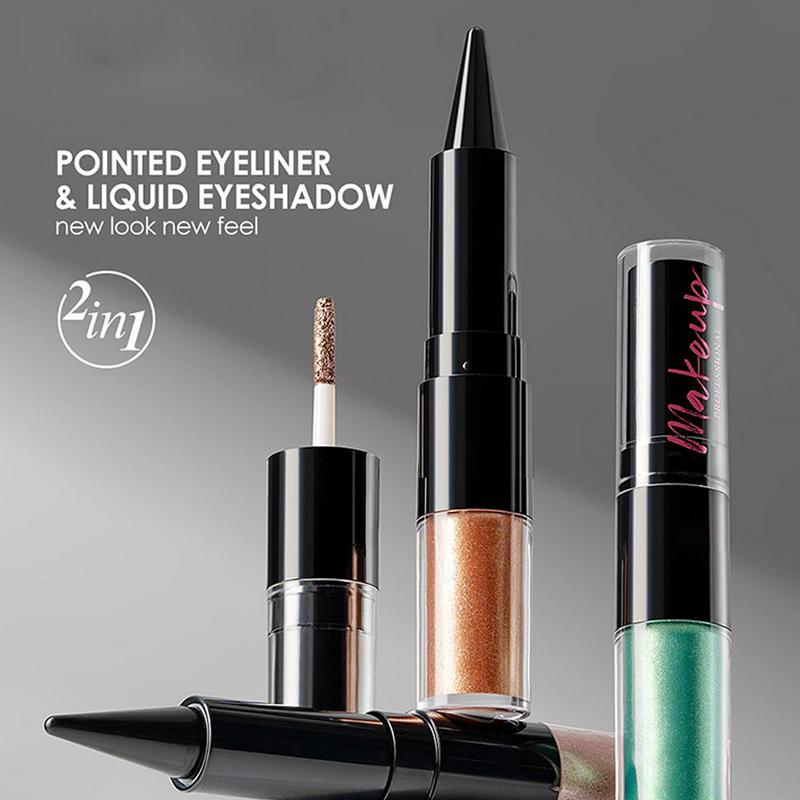 Waterproof Liquid Eyeliner Pen - 2 in1 Colorful Liquid Eyeshadow Diamond