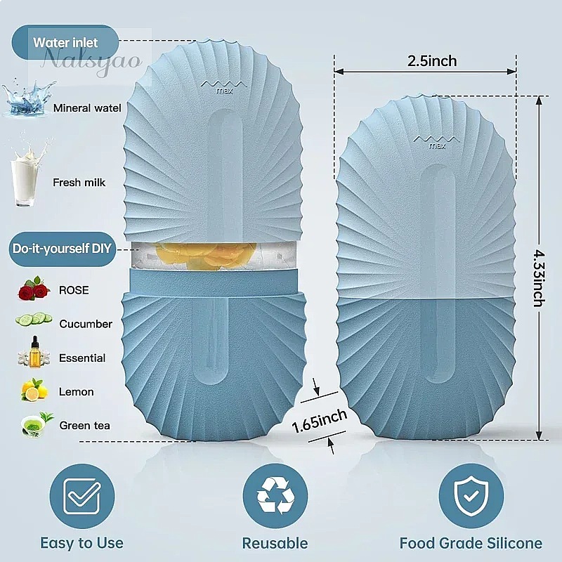 Ice Face Roller 1PCS Silicone  - Face Ice Roller Puffiness ulasan dan harga
