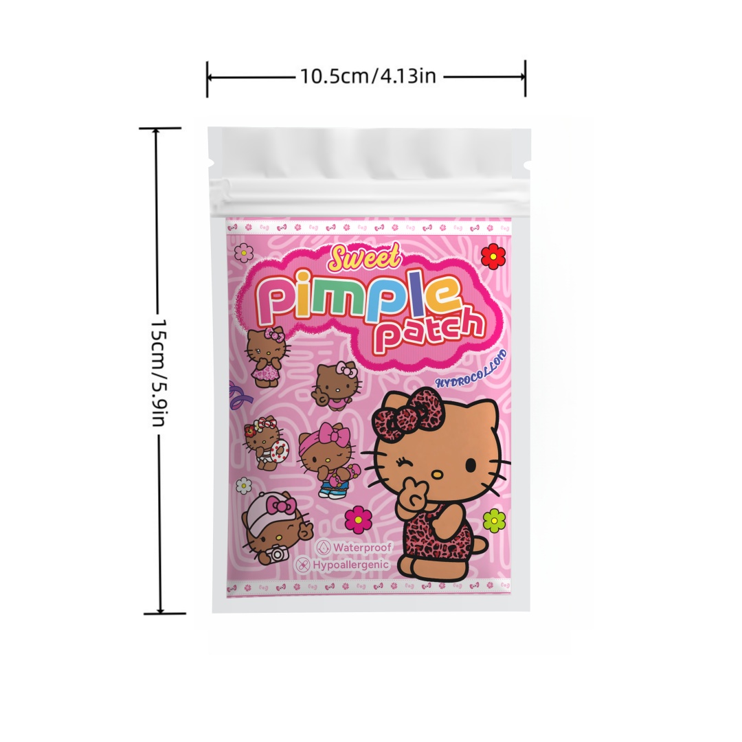 100PCS hello kitty Acne patche - Hydrocolloid Pimple Patch ulasan dan harga