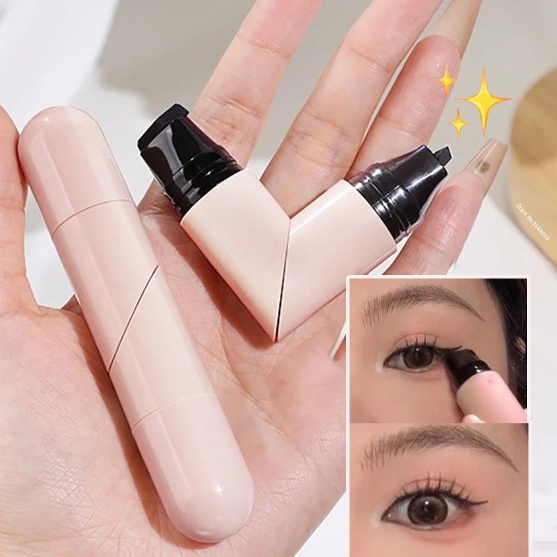 1Pc Rotate Eyeliner Stamp Inte - Waterproof Liquid Eyeliner Pen ulasan dan harga