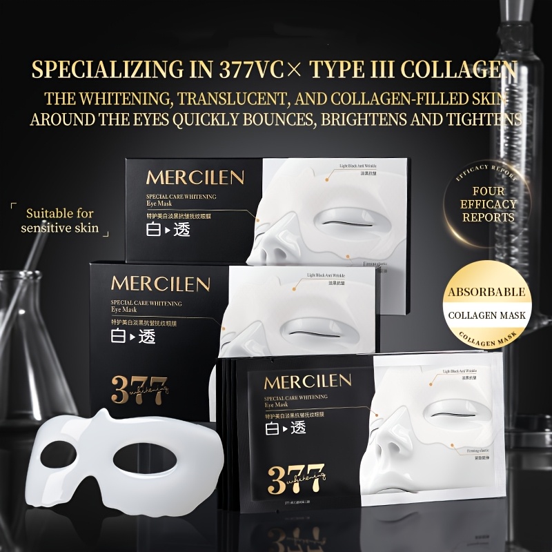 Mercilen Moisturizing Eye Mask - Collagen Under Eye Patches ulasan dan harga