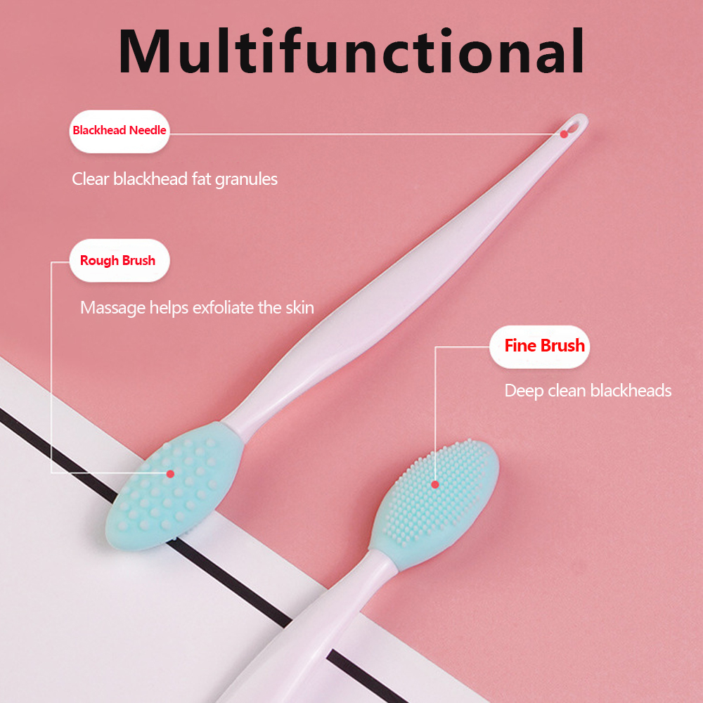 1PC/4PCS  Beauty Skin Care Was - Silicone Face Scrubber Electric ulasan dan harga