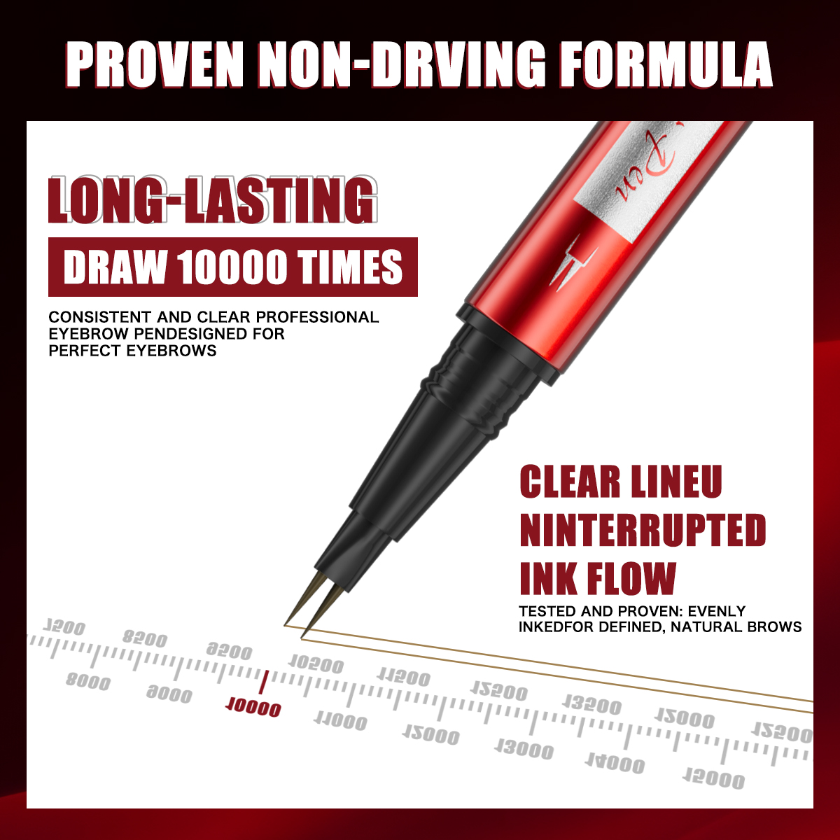 Ultra Fine Eyebrow Pen Long La - Waterproof Liquid Eyeliner Pen ulasan dan harga
