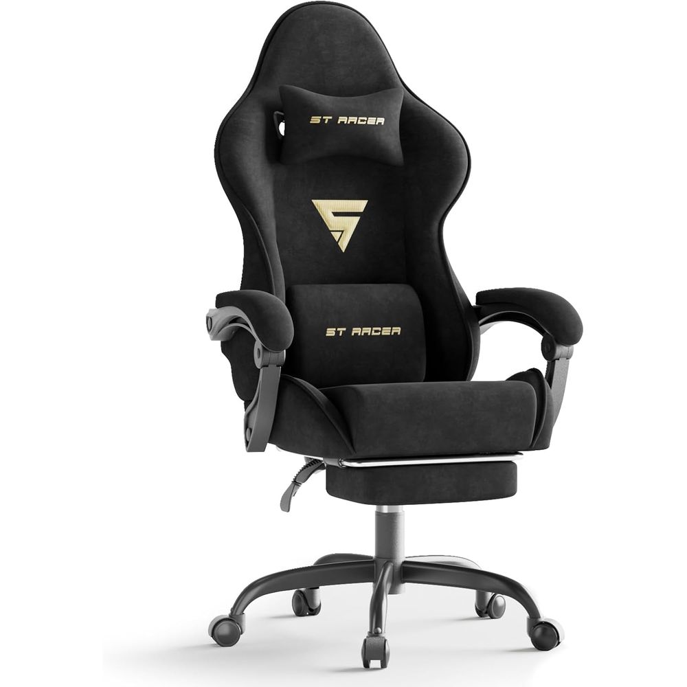Velvet abric Ergonomic Gaming  - Massage ulasan dan harga
