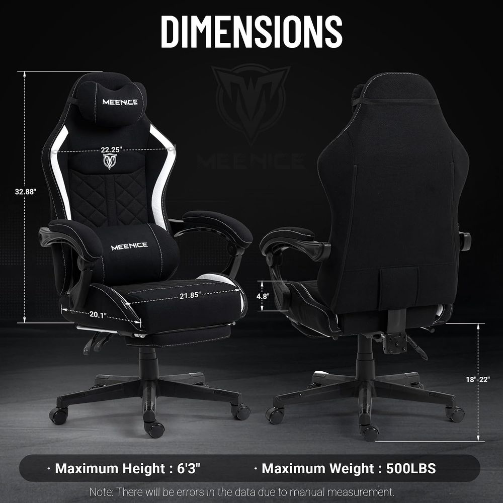 Big and Tall Gaming Chair abri - Massage ulasan dan harga