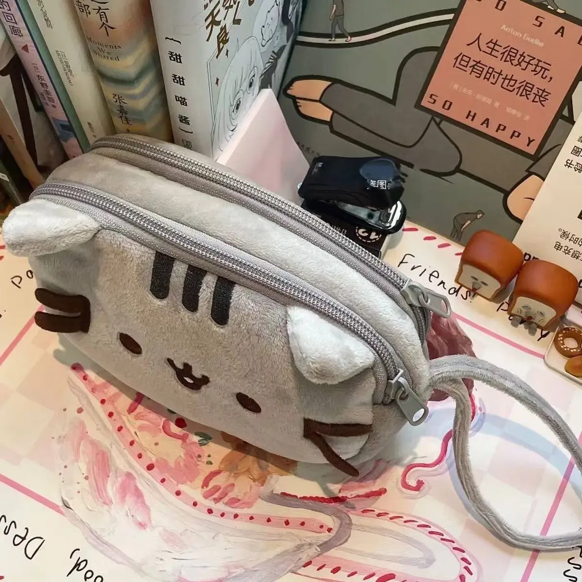 Kawaii Pusheen Fat Cat Cartoon - Makeup ulasan dan harga
