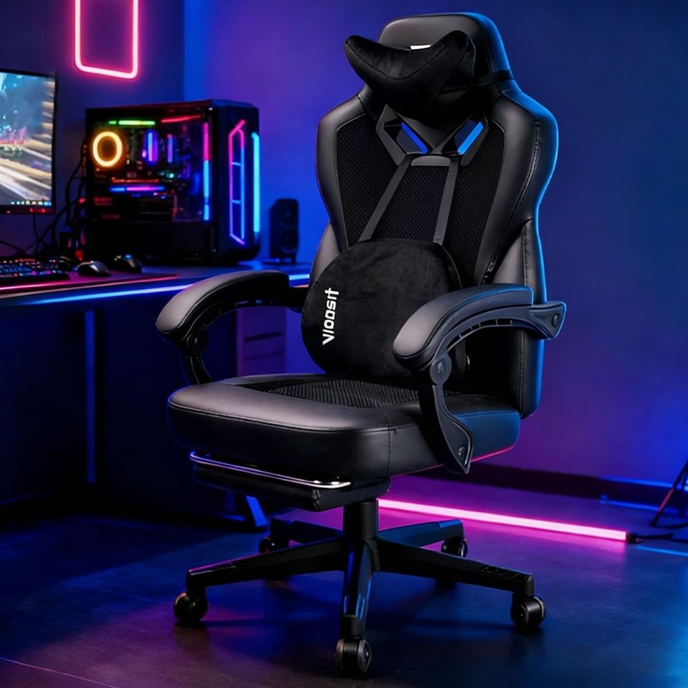 Gaming Chair PRO, Ergonomic Ga - Massage ulasan dan harga