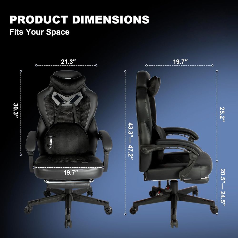 Gaming Chair PRO, Ergonomic Ga - Massage ulasan dan harga