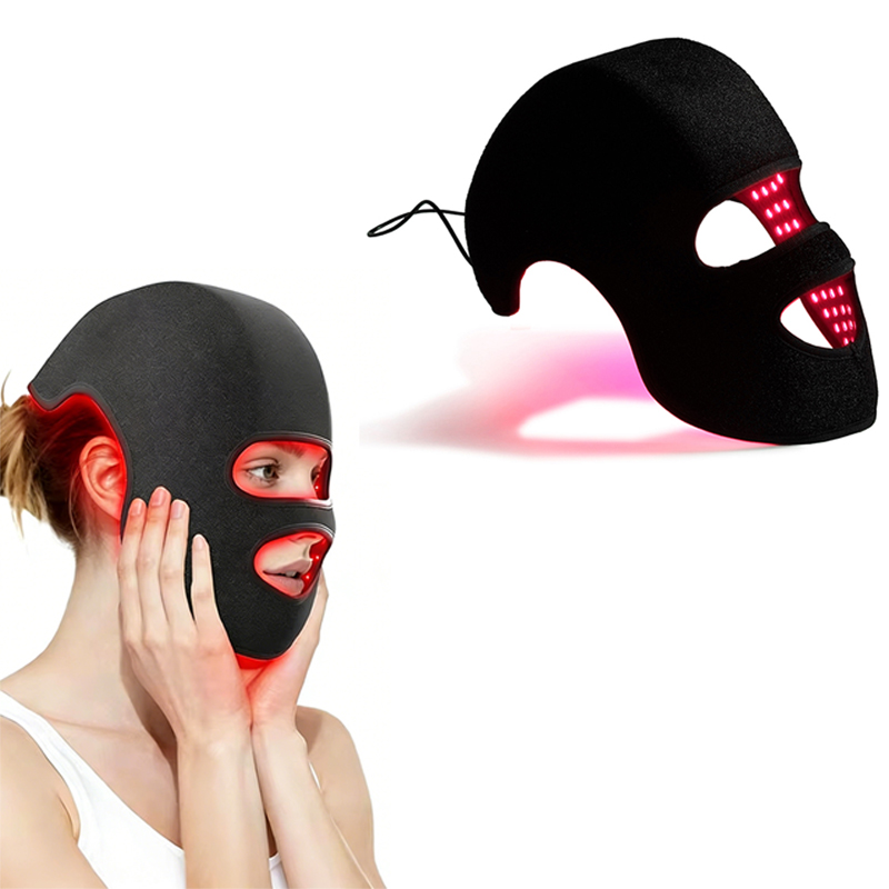 4Colors LED Hat&Face Mask Red  - Led Light Therapy Face Mask ulasan dan harga