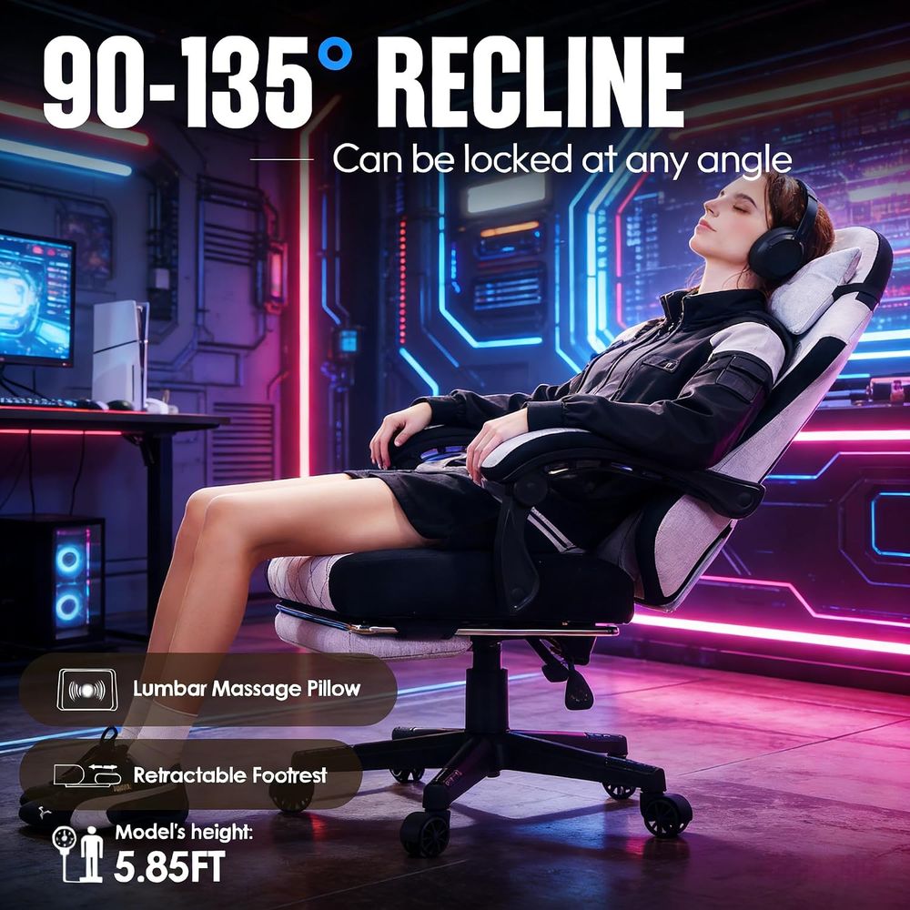 Gaming Chair with ket Spring C - Massage ulasan dan harga