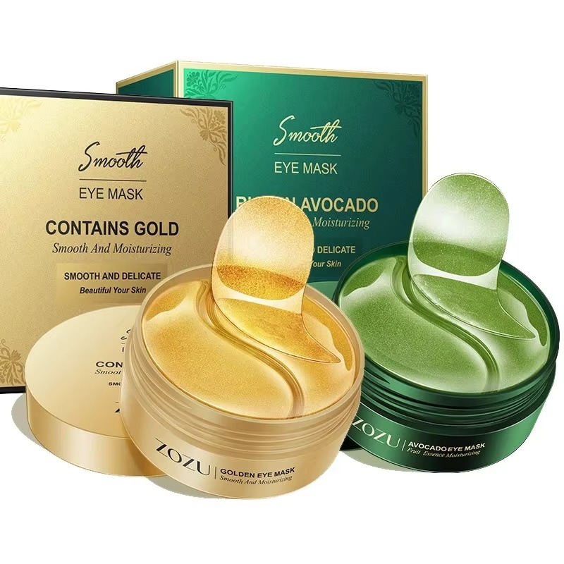 60pcs Golden Collagen Avocado  - Collagen Under Eye Patches ulasan dan harga