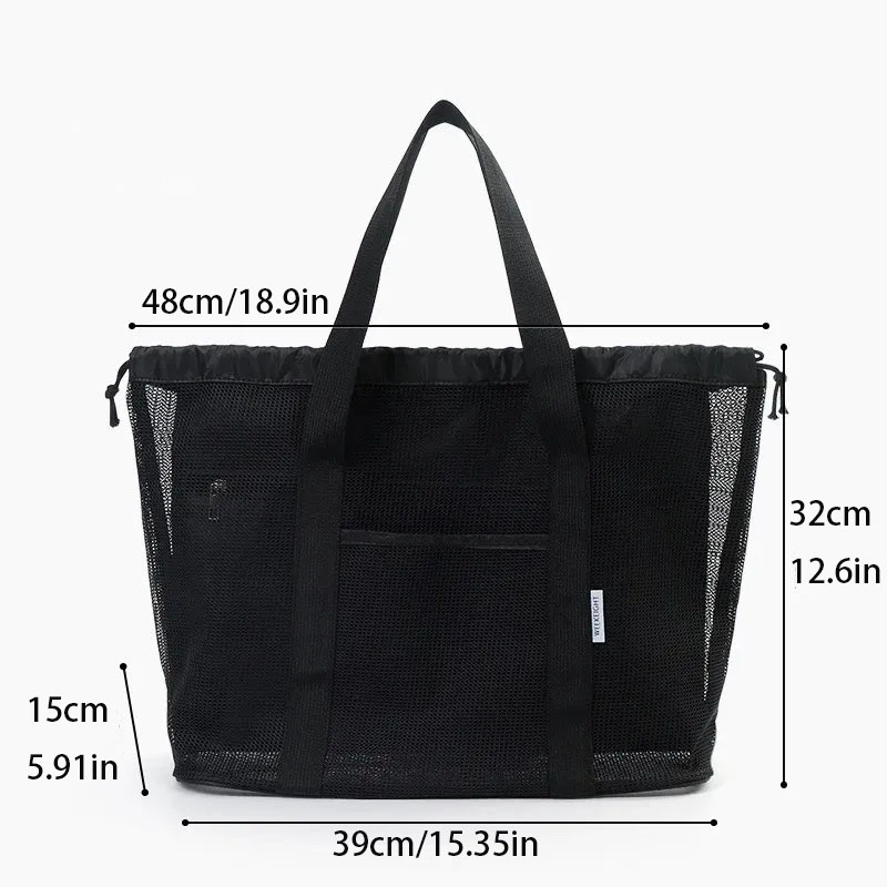 Large Capacity Beach Bag Drain - Makeup ulasan dan harga