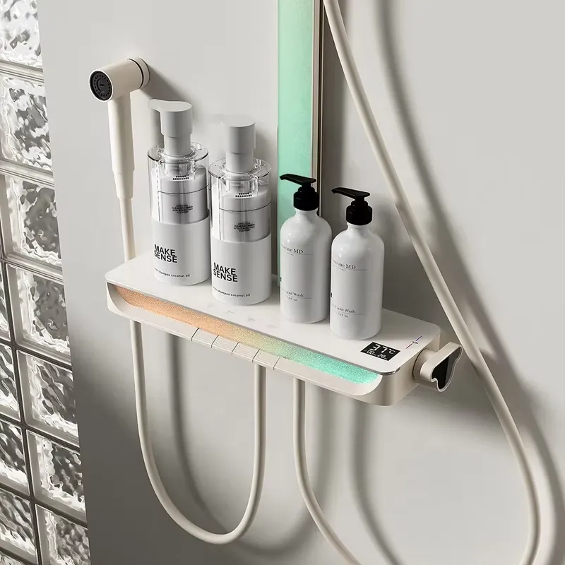 Brass Digital Waterfall Shower - Massage ulasan dan harga