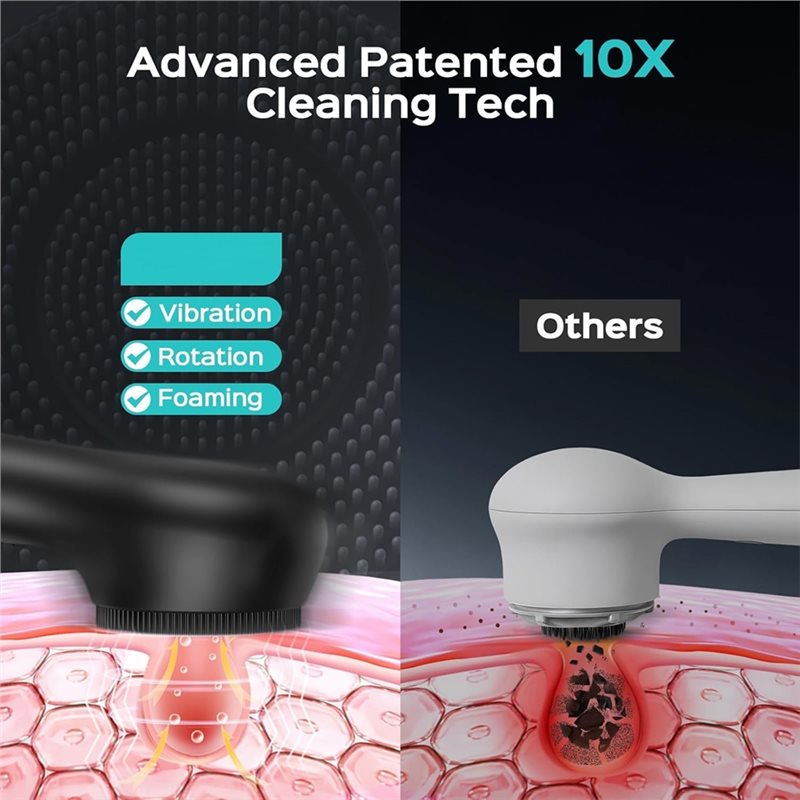 AA20-Face Scrubber Facial Clea - Silicone Face Scrubber Electric ulasan dan harga