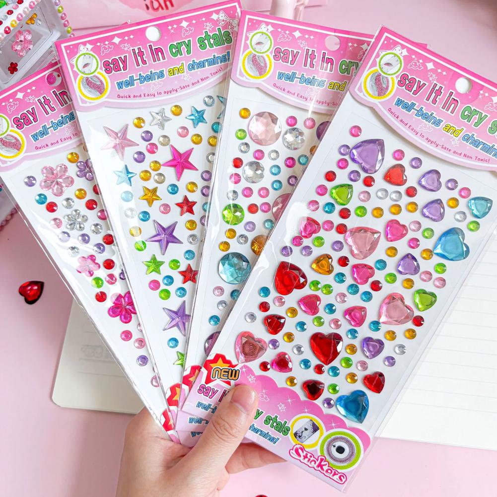Self-Adhesive Face Rhinestones - Makeup ulasan dan harga