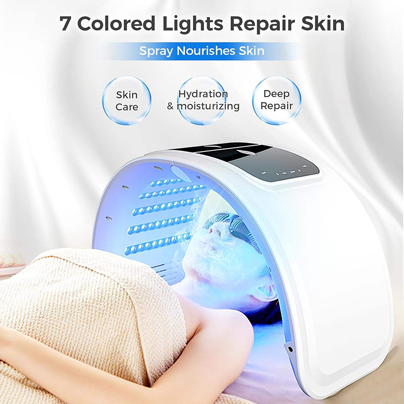 7 Colors LED Photon Beauty Mac - Led Light Therapy Face Mask ulasan dan harga