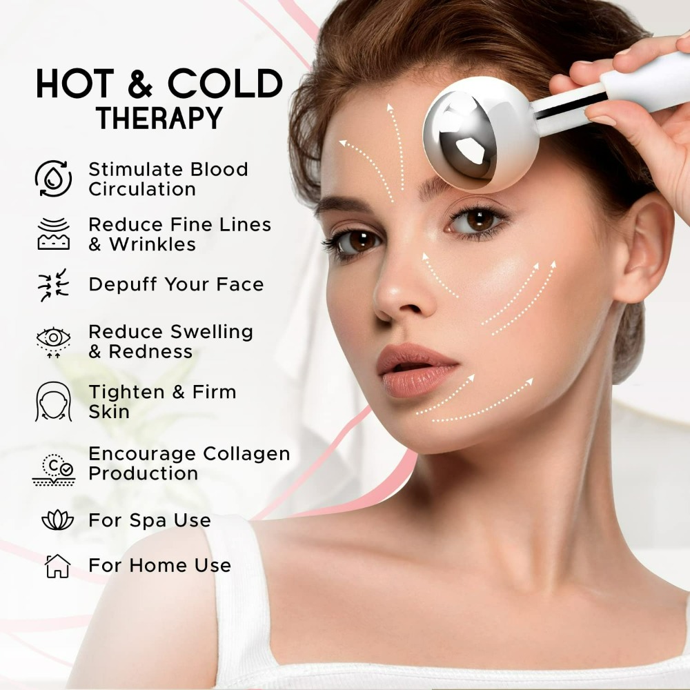 Cryo Face Massager Ice Globes  - Face Ice Roller Puffiness ulasan dan harga