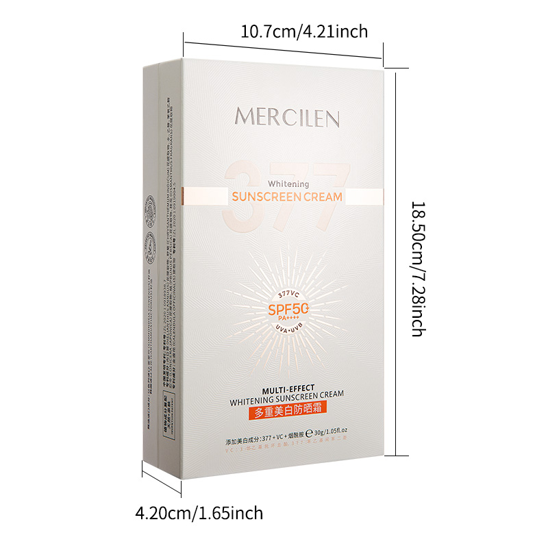 Mercilen Facial and Body Sunsc - Spf 50 Waterproof Sunscreen ulasan dan harga