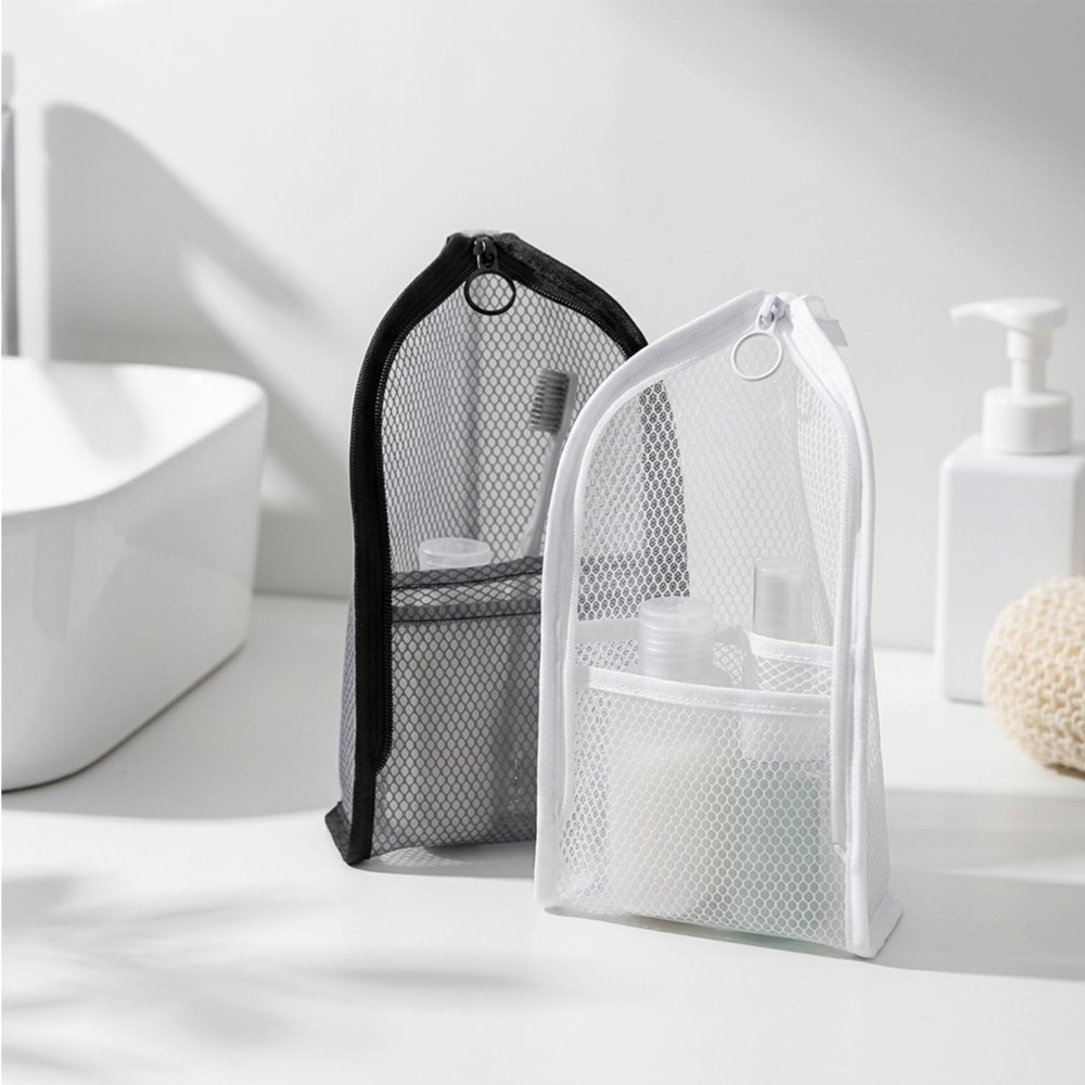 Mesh Toiletry Bag Breathable Q - Makeup ulasan dan harga