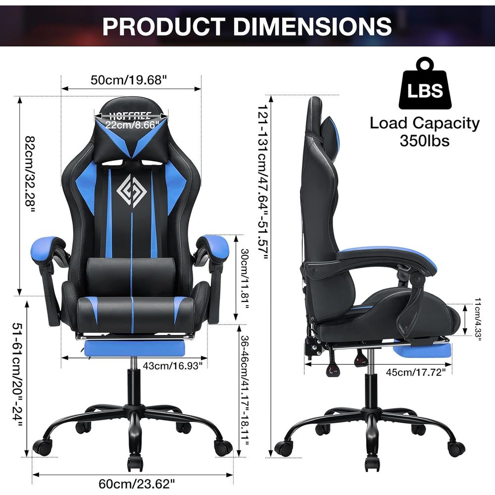 LED Gaming Chair with Massage  - Massage ulasan dan harga