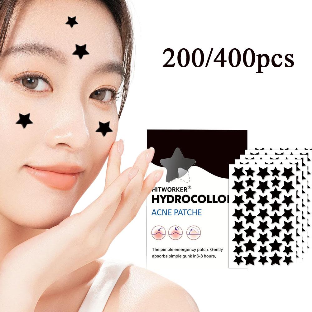 200/400Pcs Black Star Hydrocol - Hydrocolloid Pimple Patch ulasan dan harga