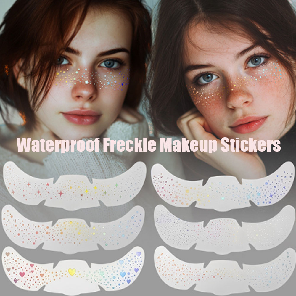 6 Sheets Glitter Freckles Holo - Makeup ulasan dan harga