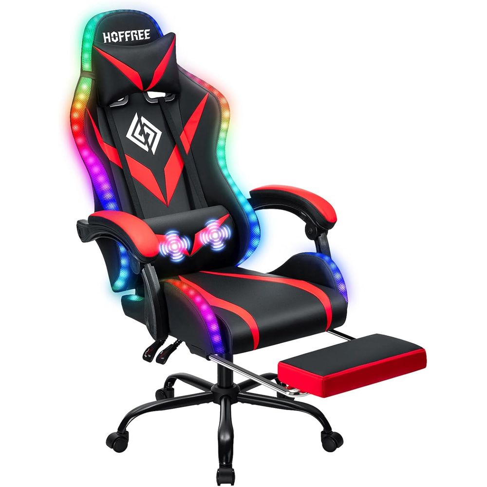 Ergonomic High-Back Gaming Cha - Massage ulasan dan harga