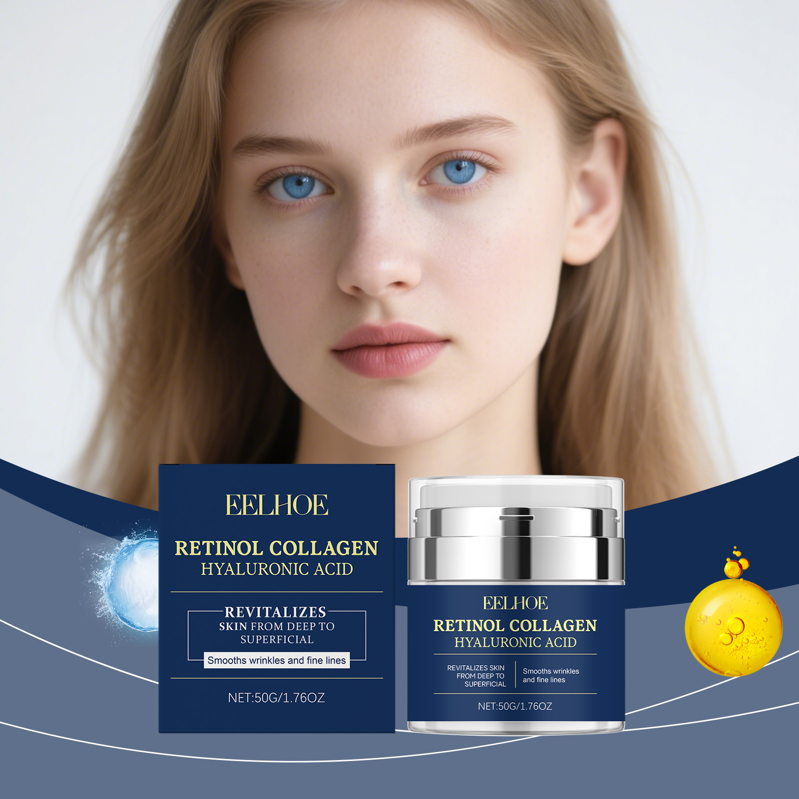 EELHOE Retinol Collagen Cream  - Retinol Anti Wrinkle Cream ulasan dan harga