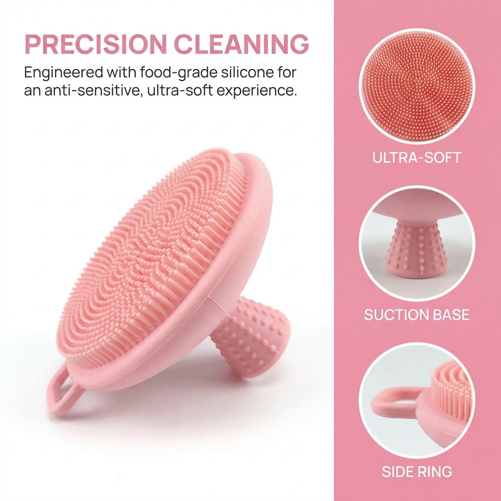 Silicone Scrubber Face Cleansi - Silicone Face Scrubber Electric ulasan dan harga