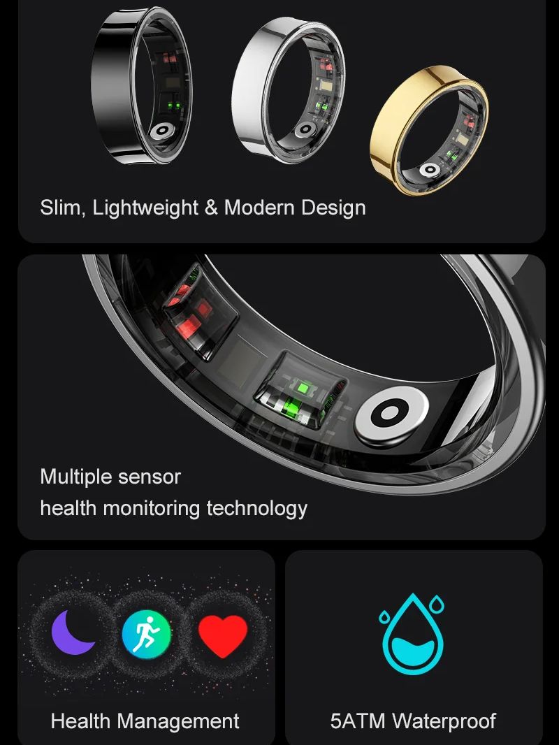 New Smart Ring R09 Health Moni - Health Monitors ulasan dan harga