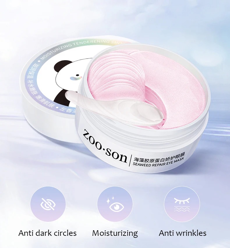 60Pcs Gold Crystal Collagen Ey - Collagen Under Eye Patches ulasan dan harga