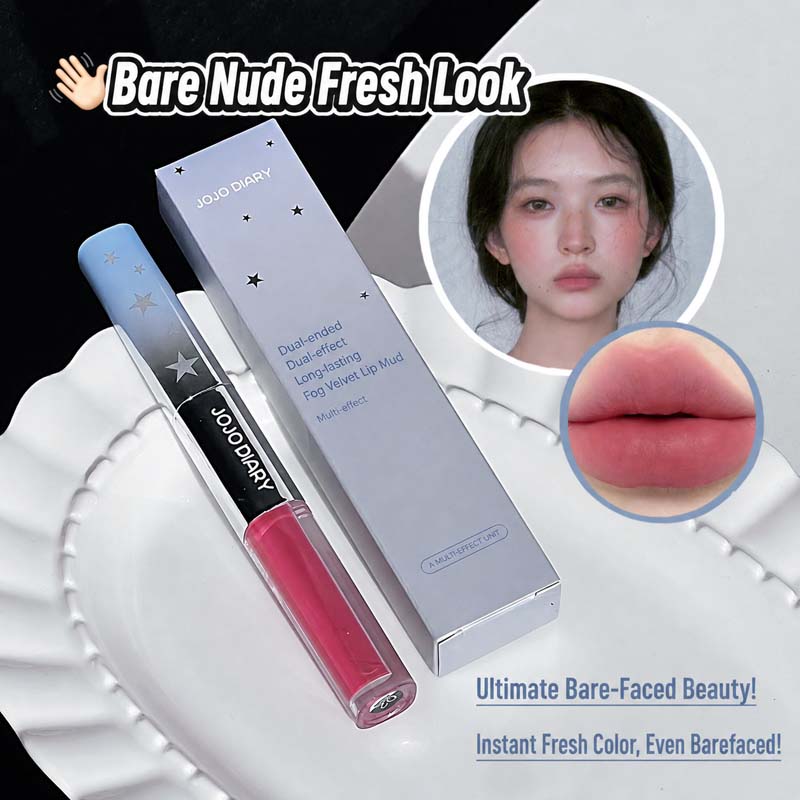 JOJO DIARY Dual Effect Lip Gla - Matte Velvet Lip Tint Long Lasting ulasan dan harga